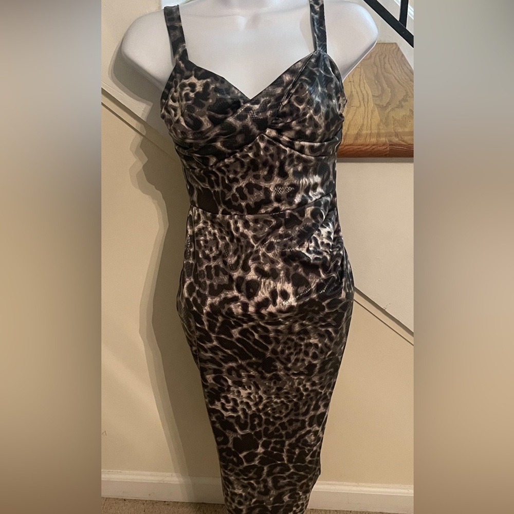 Sexy leopard dress